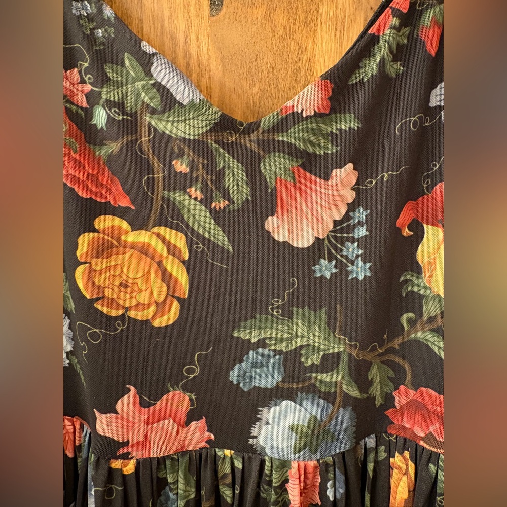 Blackmilk Vintage Flowers Tiers Romance Dress - Picture 3 of 6